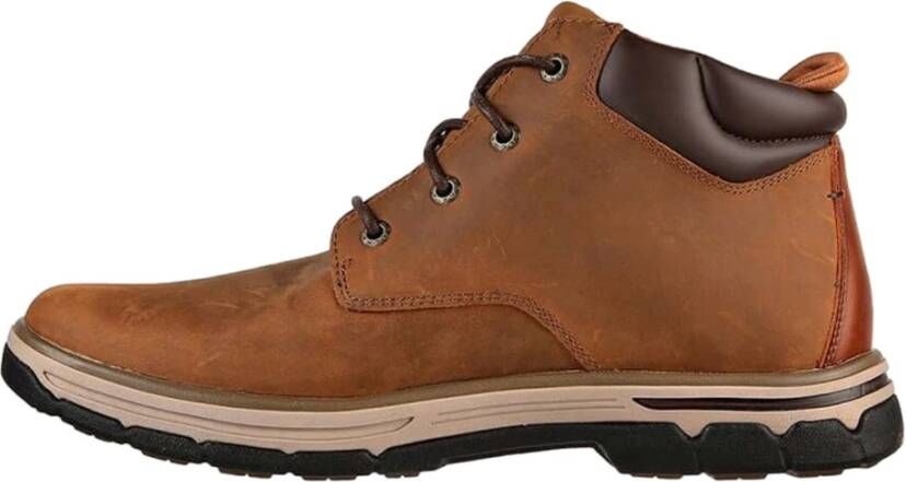 Skechers Relaxed Fit Segment 2.0 Brogden Boots Brown Heren