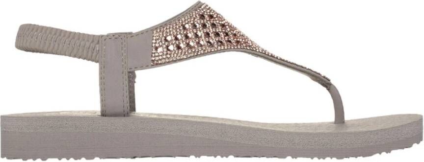 Skechers Sandalen MEDITATION-ROCKSTAR zomerschoen sandaal bandjessandaal met glittersteentjes - Foto 2