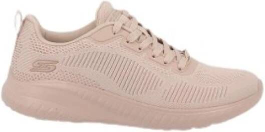 Skechers Roze Sportschoenen voor Dames Platte en Veters Roze Dames