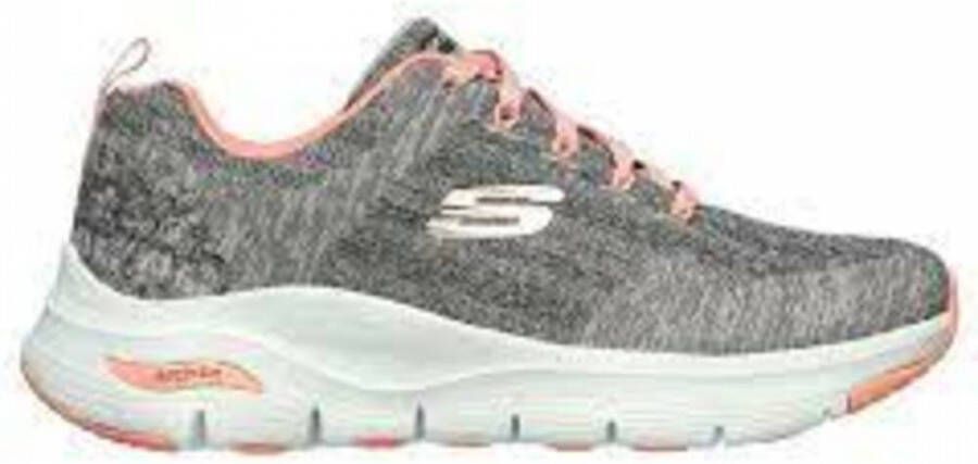 Skechers Arch Fit Comfy Wave 149414-GYPK Vrouwen Grijs Sneakers - Foto 2