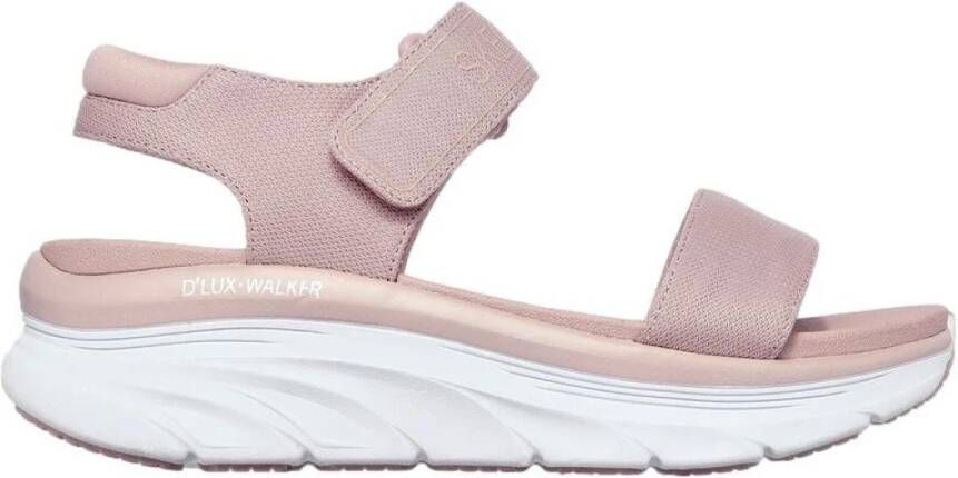 Skechers DLuxe Walker Sandalen voor Dames Pink Dames