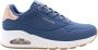 Skechers Slip-on sneakers UNO SHIMMER AWAY slipper vrijetijdsschoen plateau sneaker met modieuze sleehak - Thumbnail 3