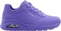 Skechers Sneakers met sleehak Uno Stand on Air met fijne perforatie vrijetijdsschoen lage schoen veterschoen - Thumbnail 2