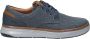 Skechers Moreno Ederson Sneakers Blauw Textiel Heren - Thumbnail 3