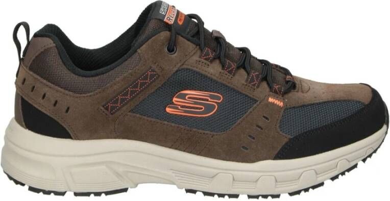 Skechers Sportieve Suède Sneakers Lichtgewicht Comfort Stijl Brown Heren