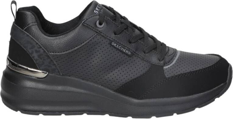 Skechers Subtiele vlekken sneakers Zwart Dames