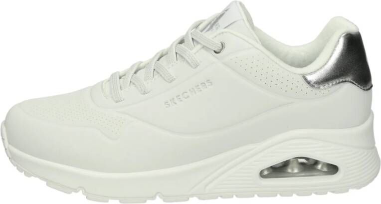 Skechers Slip-on sneakers UNO SHIMMER AWAY Slipper vrijetijdsschoen plateau sneaker met modieuze sleehak - Foto 10