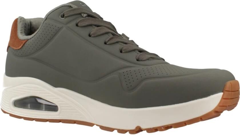 Skechers Sneakers UNO-SUITED ON AIR vrijetijdsschoen lage schoen veterschoen met modieuze sleehak - Foto 16
