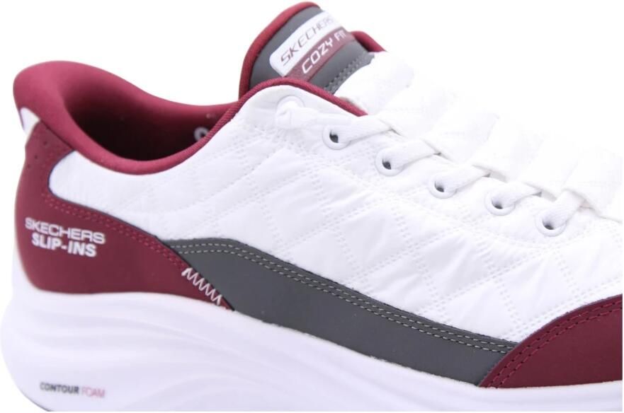 Skechers Heren Cozy Fit Slip-ins Sneakers Contour Foam 232619 WBUG - Foto 3
