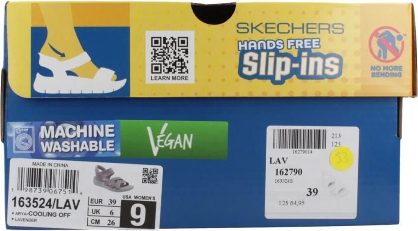 Skechers Sleehaksandaaltjes ARYA vrijetijdsschoen sandaal in vegan verwerking - Foto 5