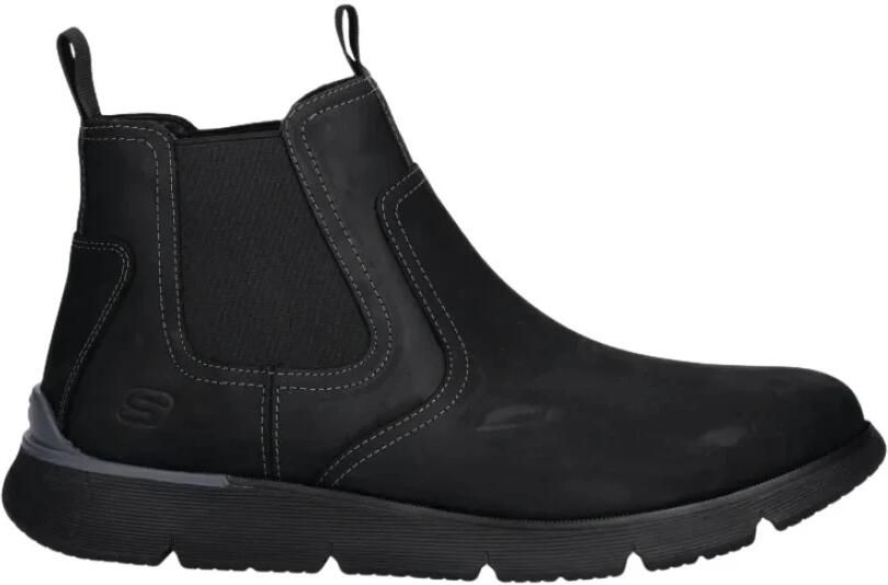 Skechers Klassieke Chelsea Boots Augustino Paulo Black Heren