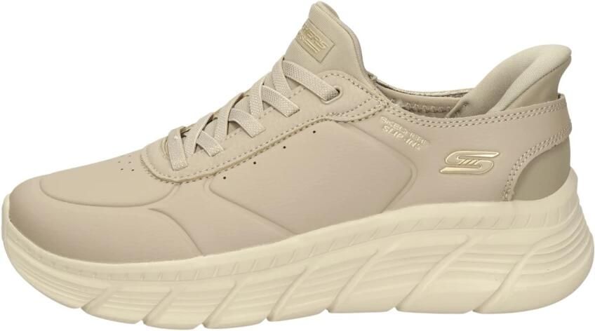 Skechers Dames Slip Ins Sneakers Hands Free Taupe - Foto 3
