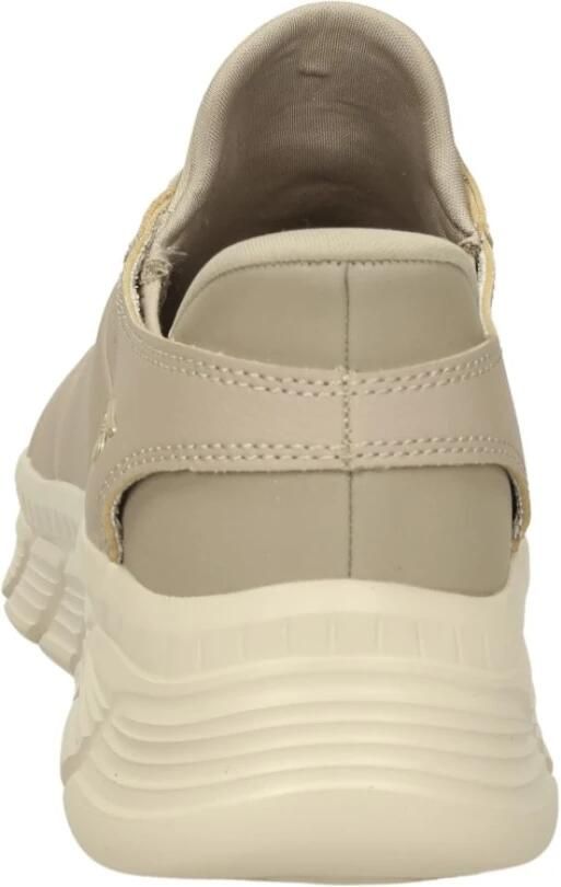 Skechers Dames Slip Ins Sneakers Hands Free Taupe - Foto 6