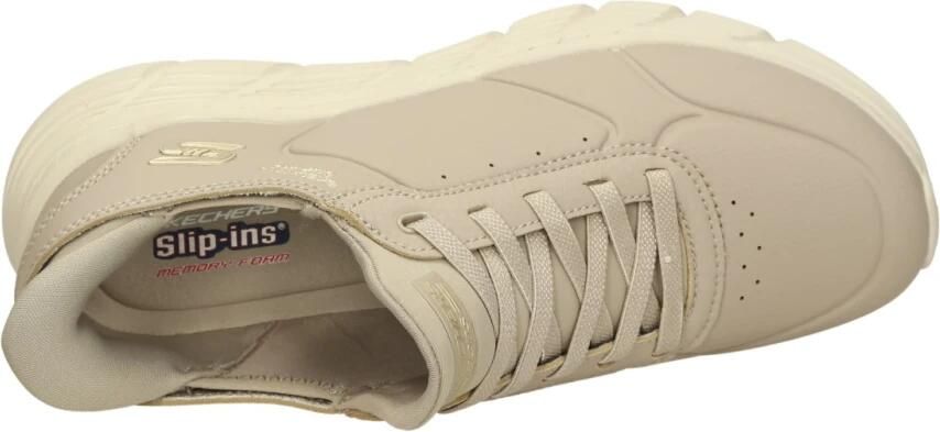 Skechers Dames Slip Ins Sneakers Hands Free Taupe - Foto 7