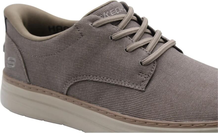 Skechers -Heren taupe donker mocassins - Foto 3