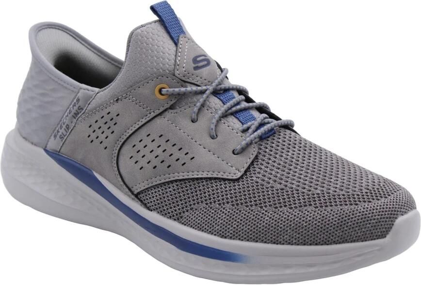 Skechers Slip Sneakers Unisex ins Relaxed Fit Slade Caster Grijs - Foto 8