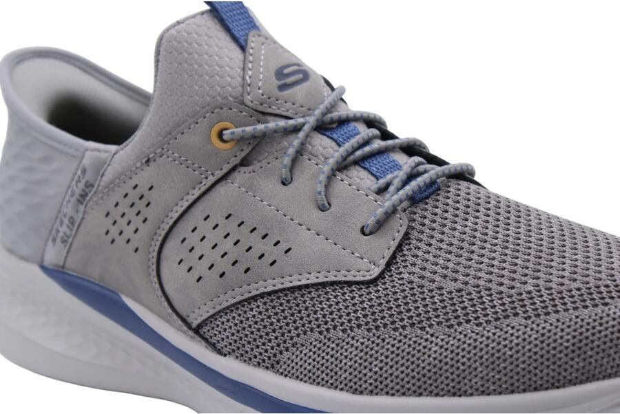 Skechers Slip Sneakers Unisex ins Relaxed Fit Slade Caster Grijs - Foto 7