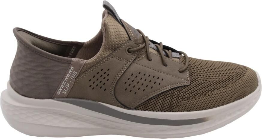Skechers SLADE-CASTER Heren Instappers Khaki - Foto 2
