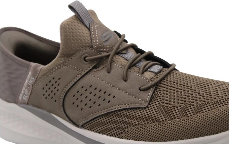 Skechers SLADE-CASTER Heren Instappers Khaki - Foto 3