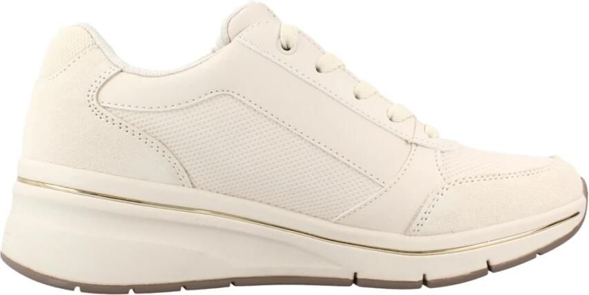 Skechers BILLION FLEX LUXE UP Dames Veterschoenen Naturel