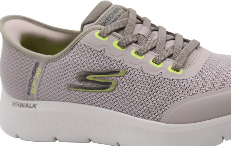 Skechers Slip-ins Go Walk Flex Netro Heren Instappers Taupe - Foto 4
