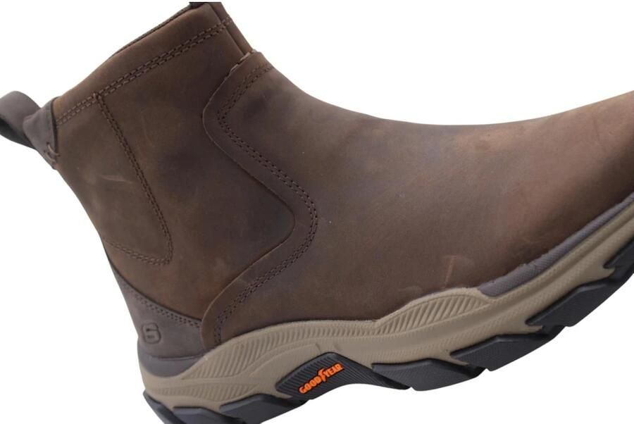 Skechers Relaxed Fit: Repected Evanston Enkellaarzen donkerbruin - Foto 3