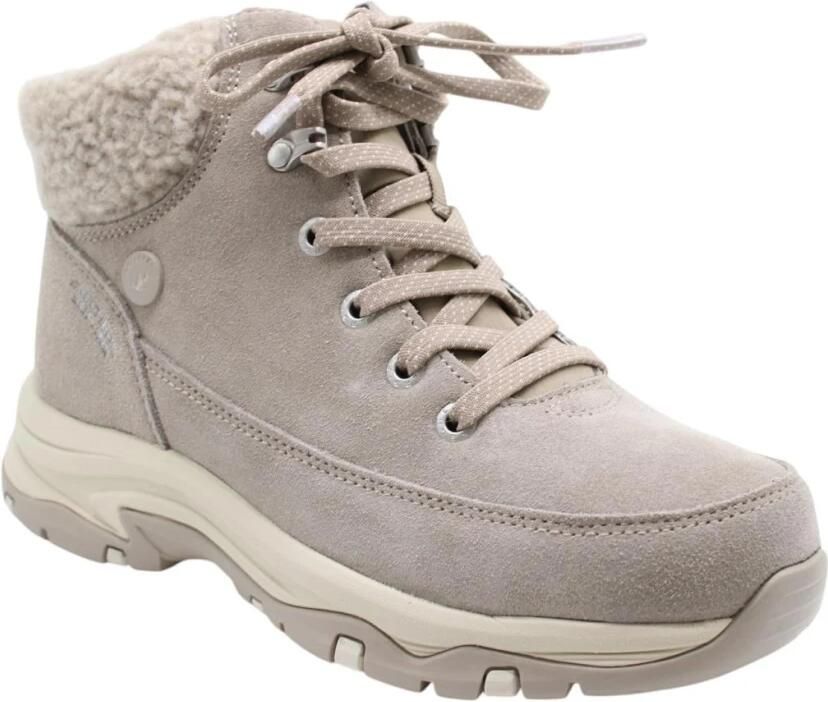 Skechers TREGO SNOW BREEZE Dames Instappers Taupe