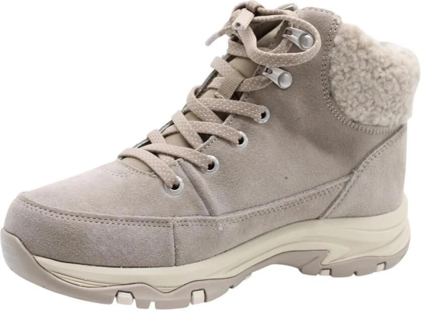 Skechers TREGO SNOW BREEZE Dames Instappers Taupe - Foto 2