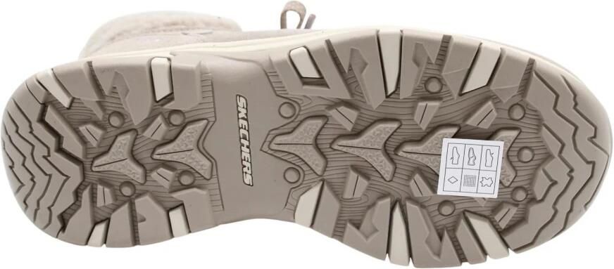 Skechers TREGO SNOW BREEZE Dames Instappers Taupe - Foto 5