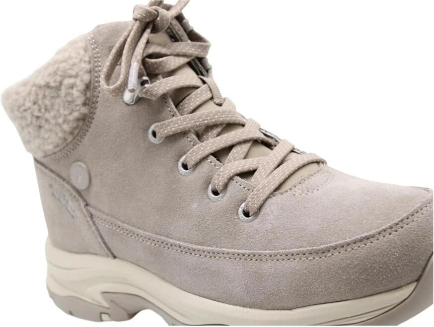 Skechers TREGO SNOW BREEZE Dames Instappers Taupe - Foto 7