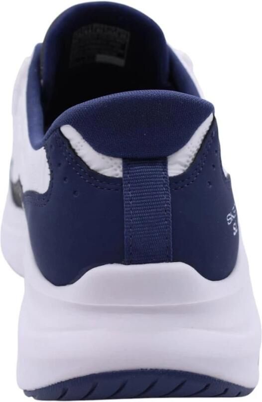 Skechers Cozy Fit heren sneakers wit blauw Extra comfort Memory Foam - Foto 14