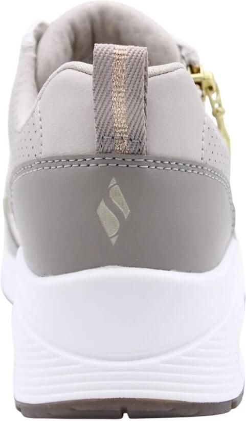 Skechers UNO- METALLIC SLIDERS Dames Sneakers Taupe - Foto 14
