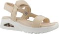 Skechers Sandalen Uno zomerschoen sandaal klittenbandschoen met praktische klittenbandsluiting - Beige