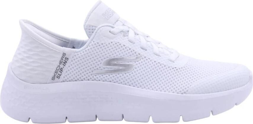 Skechers Instapper Hands-Free Slip-Ins Go Walk Flex 124836 WHT Wit Machine Washable - Foto 10
