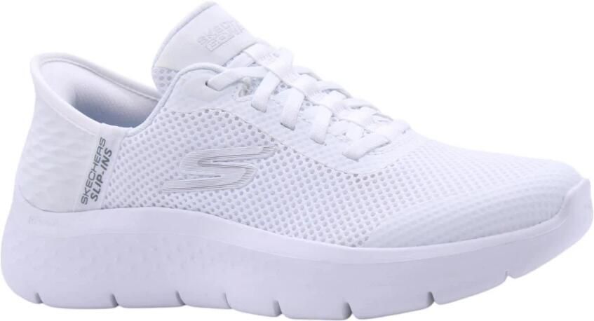 SKECHERS Sneakers laag 'Slipper Damen 124836 WHT Textil in weiß' wit - Foto 10