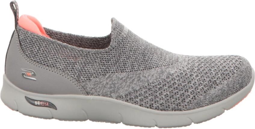 Skechers Grijze Arch Fit Refine Iris Vegan Instapper Gray Dames - Foto 4