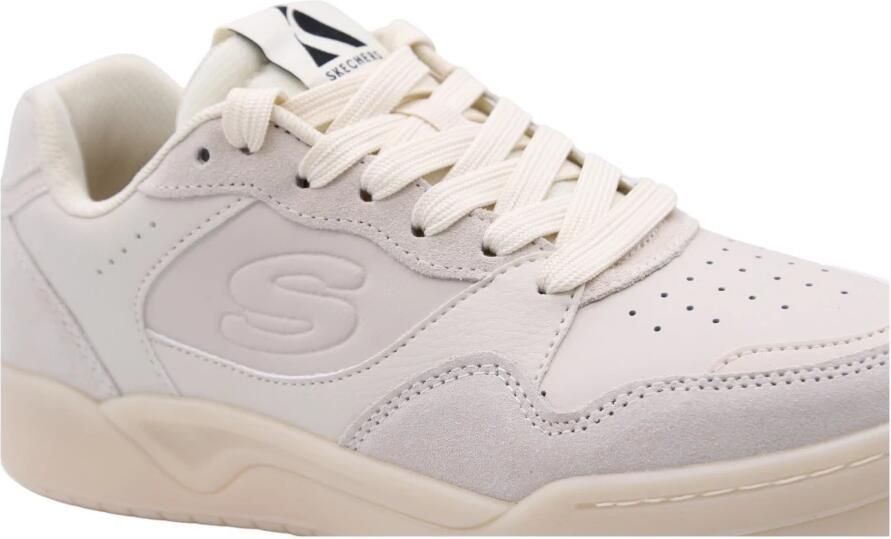 Skechers Koopa Court Volley Low Varsity Sneakers Laag Gebroken wit - Foto 9