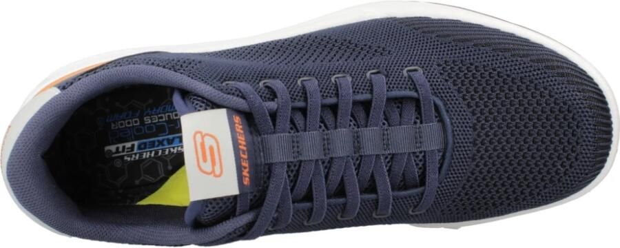 Skechers Corliss Dorset Heren Sneakers 210793 NVY Donkerblauw - Foto 3