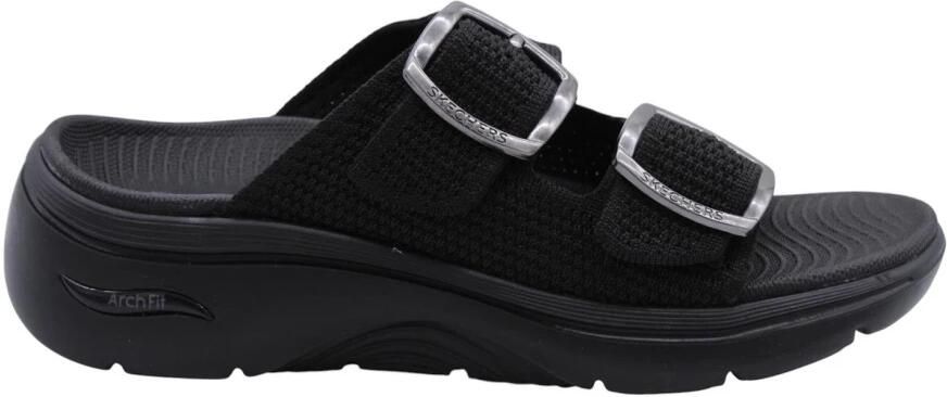 Skechers Sleehakmuiltjes GO WALK ARCH FIT 2.0 SANDAL-DESTINED sandaal pool slides zomerschoen met goga mat voetbed - Foto 2