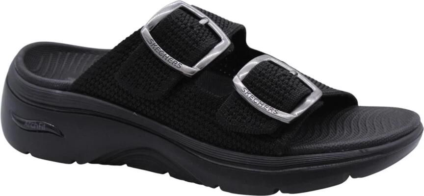 Skechers Sleehakmuiltjes GO WALK ARCH FIT 2.0 SANDAL-DESTINED sandaal pool slides zomerschoen met goga mat voetbed