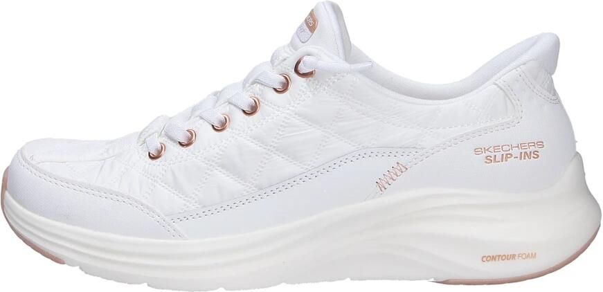 Skechers Slip-ins: Contour Foam Golden Hour Vrouwen Wit Sneakers - Foto 2