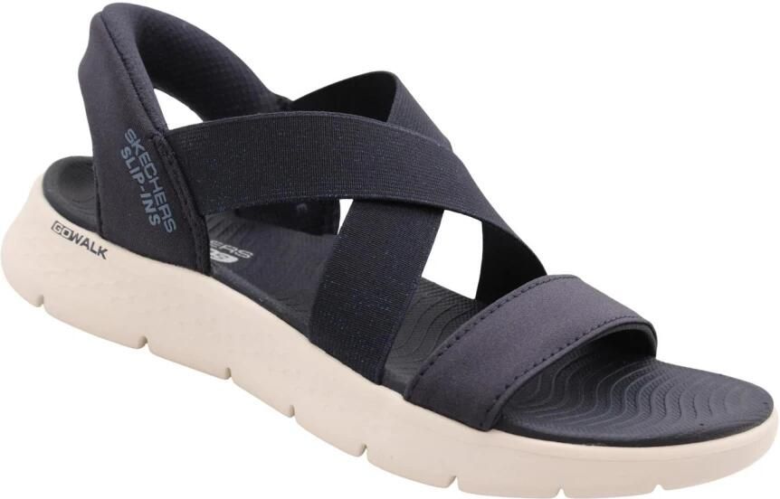 SKECHERS Sandaal ' Slip-Ins: Go Walk Flex Sandal Glimmer Up' donkerblauw - Foto 7