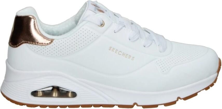 Skechers Sneakers UNO GOLDEN AIR Vrijetijdsschoen lage schoen veterschoen met metallic inzet - Foto 8