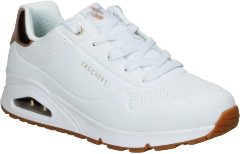 Skechers Sneakers UNO GOLDEN AIR Vrijetijdsschoen lage schoen veterschoen met metallic inzet - Foto 4