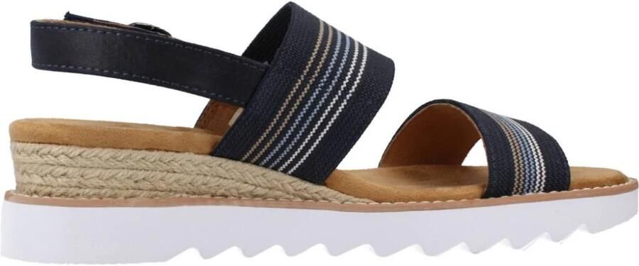 Skechers Sleehaksandaaltjes DESERT KISS HI-TEA TIME zomerschoen sandaal wig hak met memory foam - Foto 2