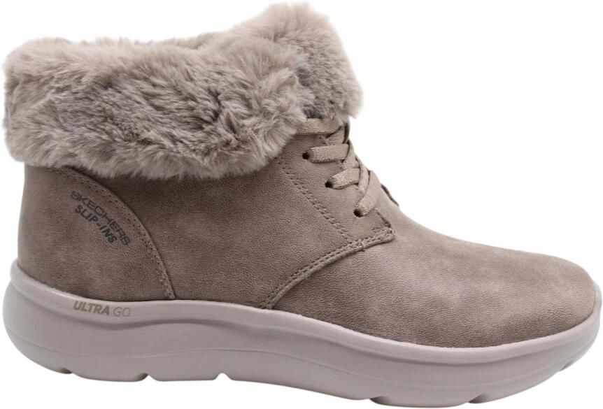 Skechers dames enkellaarsjes On-The-Go Encore Phoebe grijs 144833-DKTP