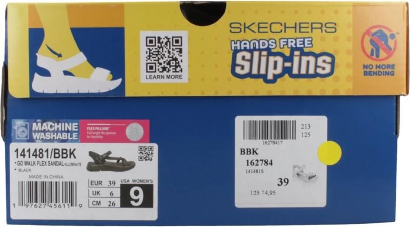 SKECHERS Sandaal ' Slip-Ins: Go Walk Flex Sandal Illuminate' zwart - Foto 9