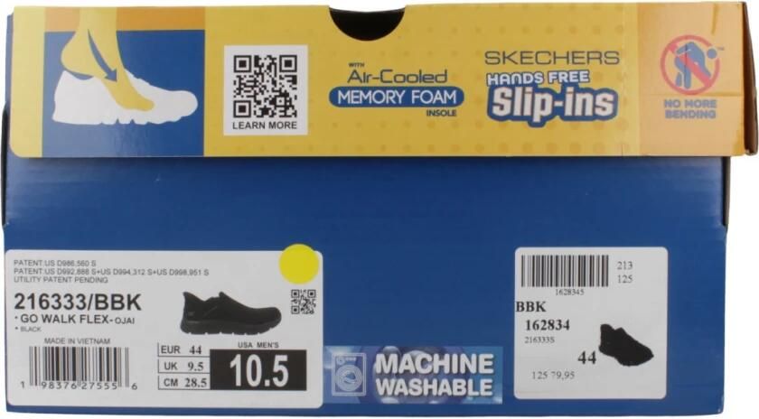 Skechers Hands-Free Slip-Ins Go Walk Flex heren instapschoen Zwart - Foto 3
