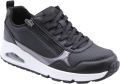 Skechers UNO- METALLIC SLIDERS Dames Sneakers Zwart - Zwart