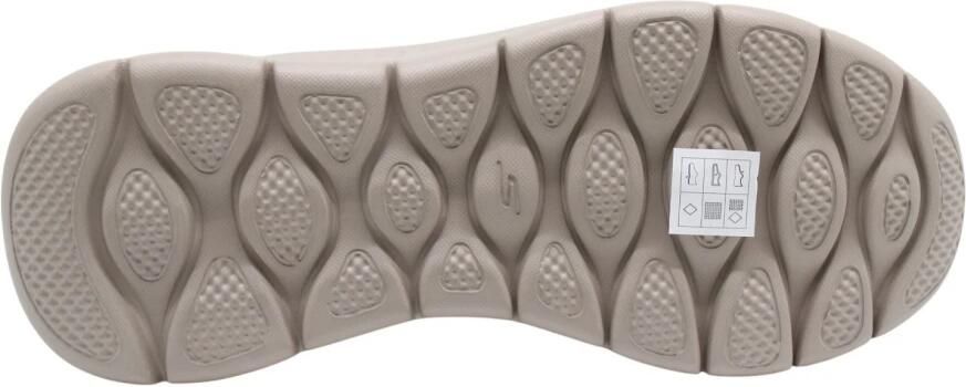 Skechers GO WALK FLEX HANDS UP Heren Instappers Chocolate - Foto 10